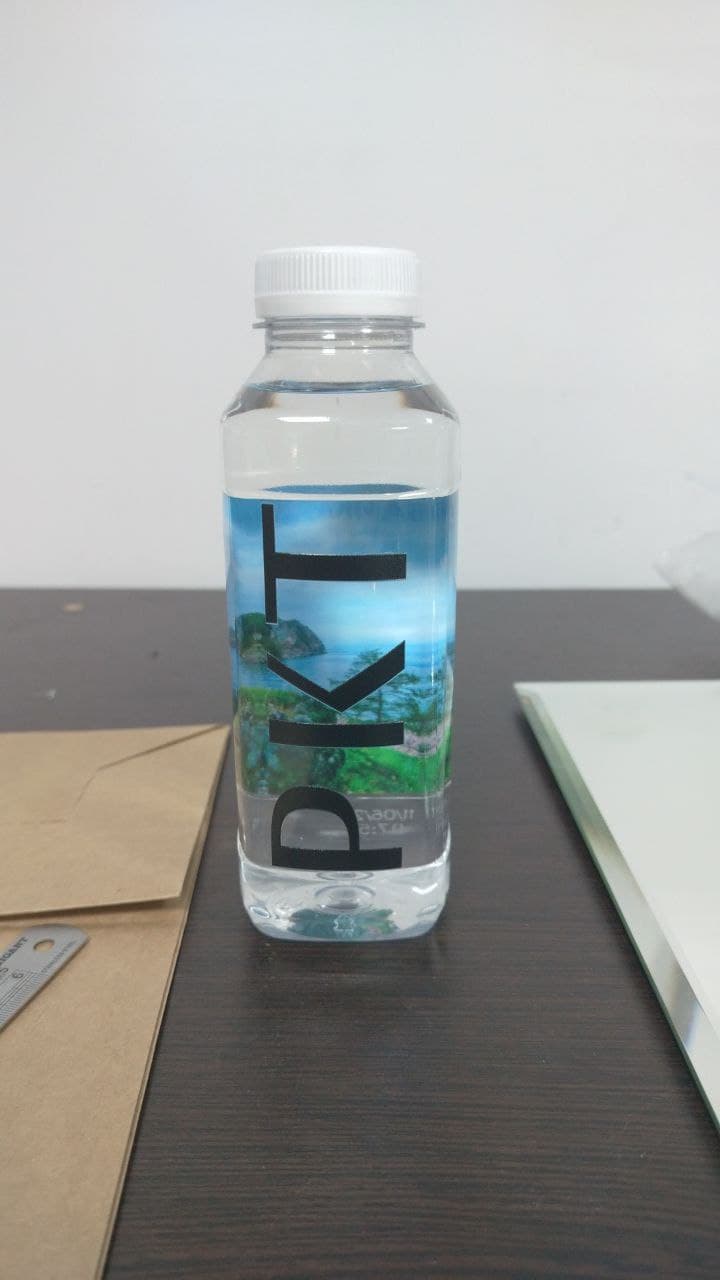 Бутылки для воды с логотипом